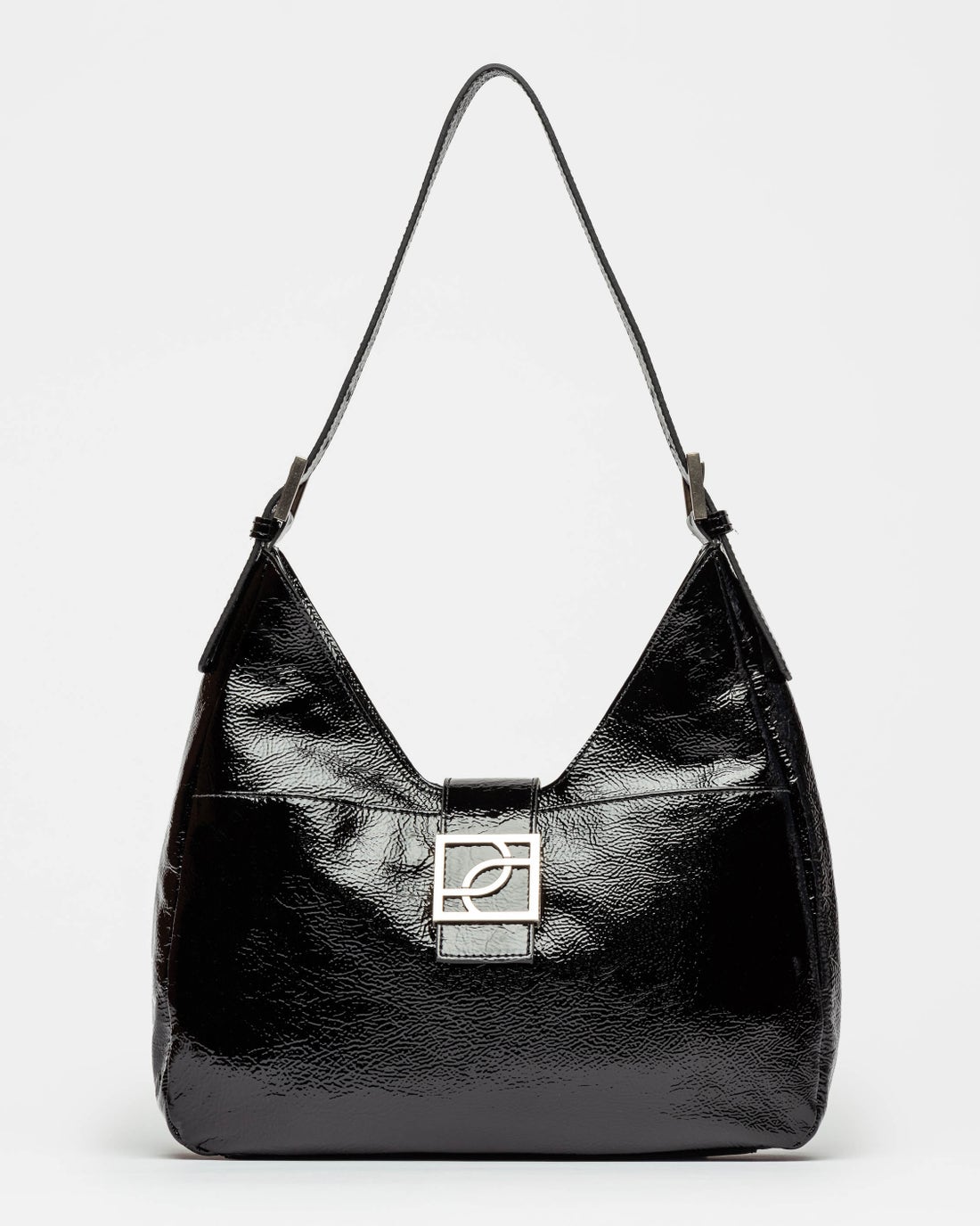 Bolso Signature en cuero charol