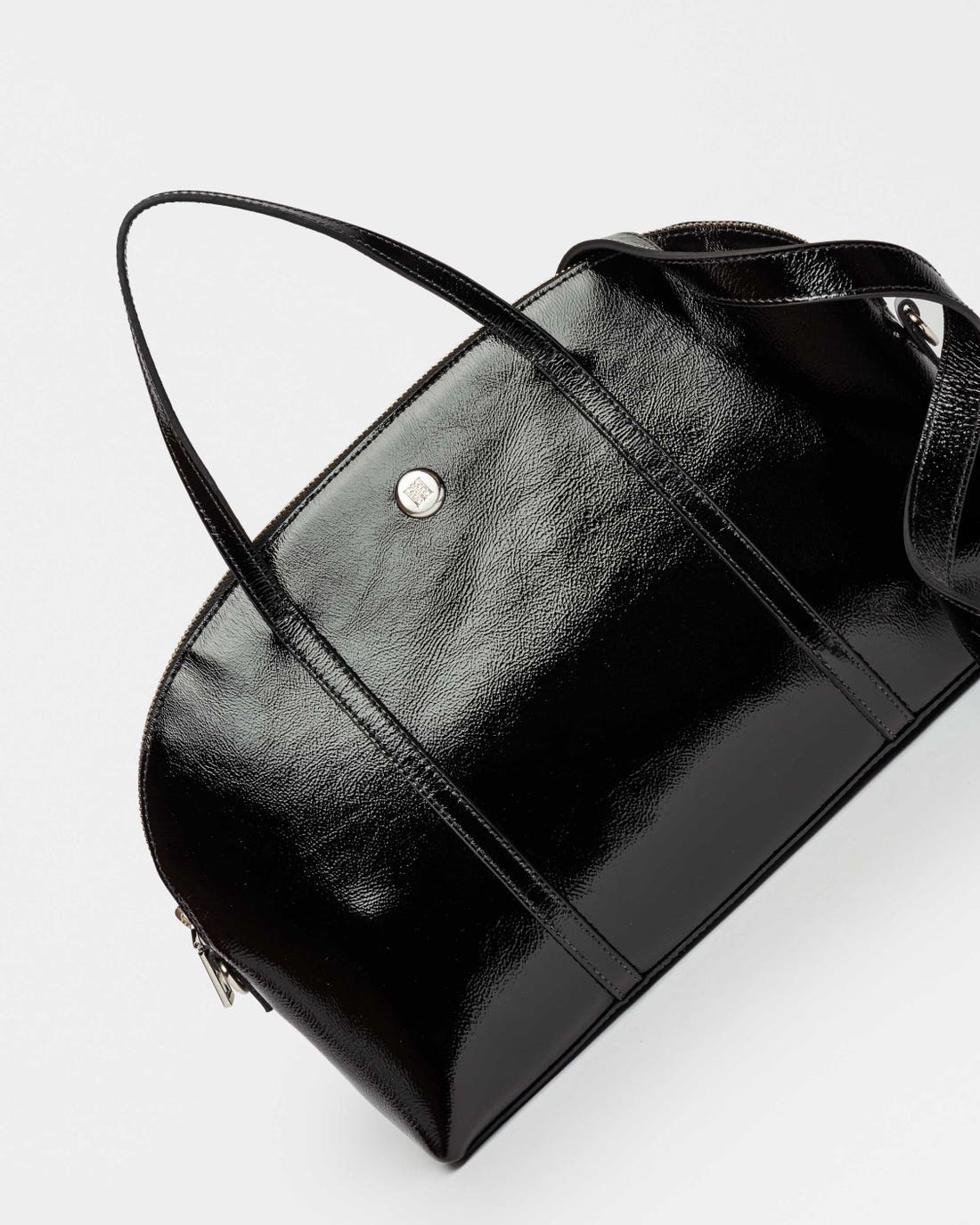 Saltar al comienzo de la galería de imágenes Cartera de mano Bonnie en charol